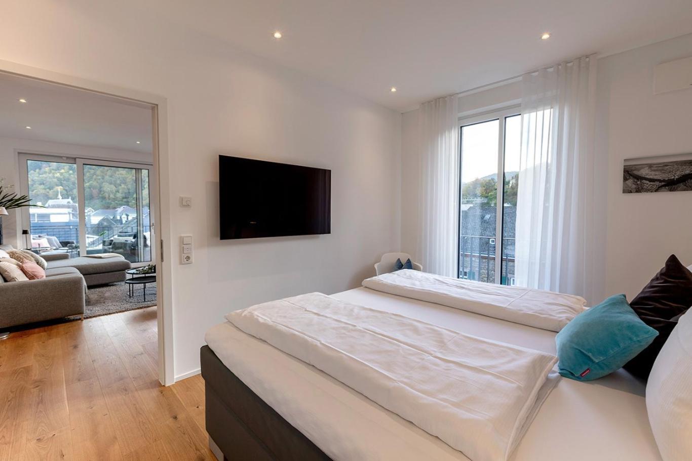 Апартаменти Neu Moselroyal Luxus 2-4 Pers Design Klima Трабен-Трарбах Екстер'єр фото